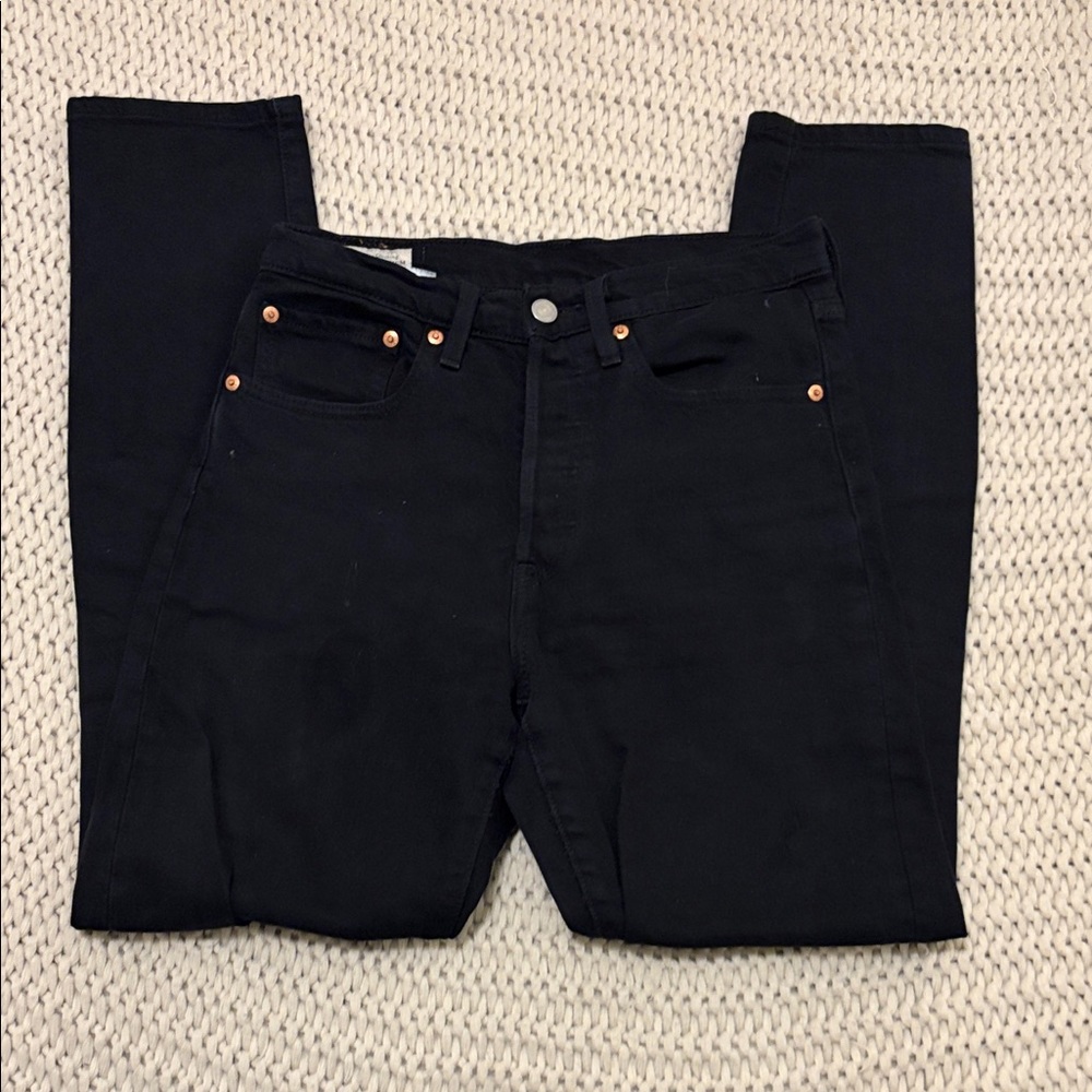 Levi's Women's Black Straight Leg Jeans
